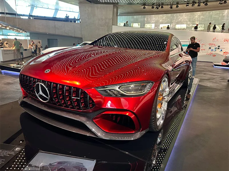 مرسدس قرمز در جدیدترین نمایشگاه موزه مرسدس بنز آلمان | The newest exhibition of the Mercedes-Benz Museum