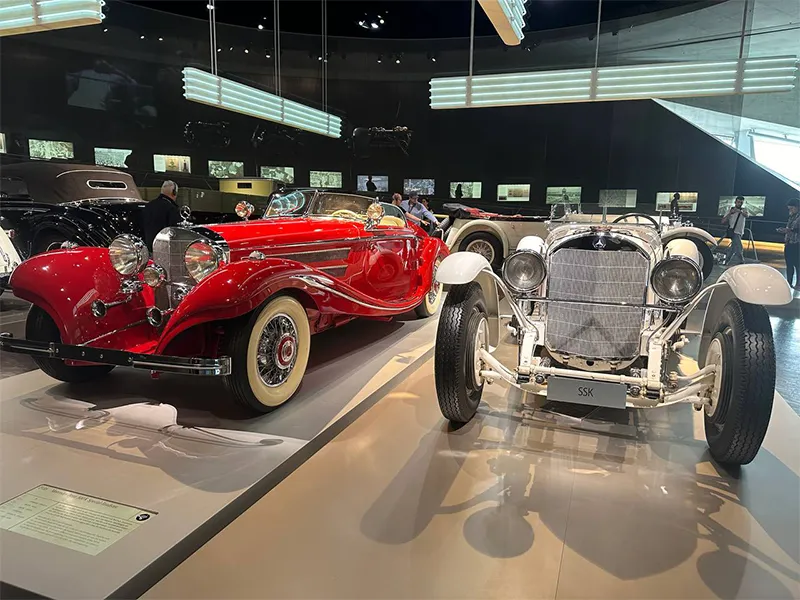 خودرو کلاسیک و قدیمی مرسدس بنز در نمایشگاه موزه بنز اشتوتگارت المان | The newest exhibition of the Mercedes-Benz Museum